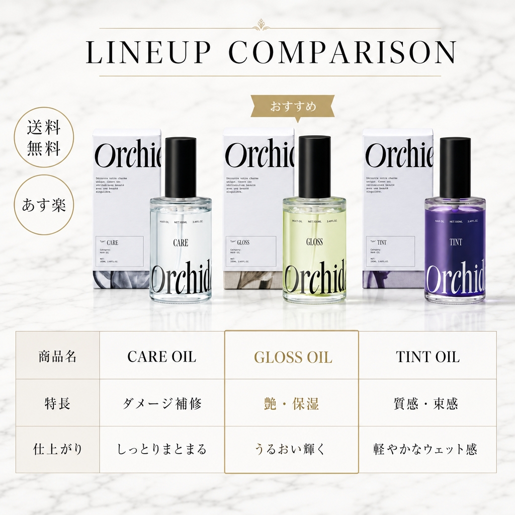 Maison Orchidée ラインナップ比較